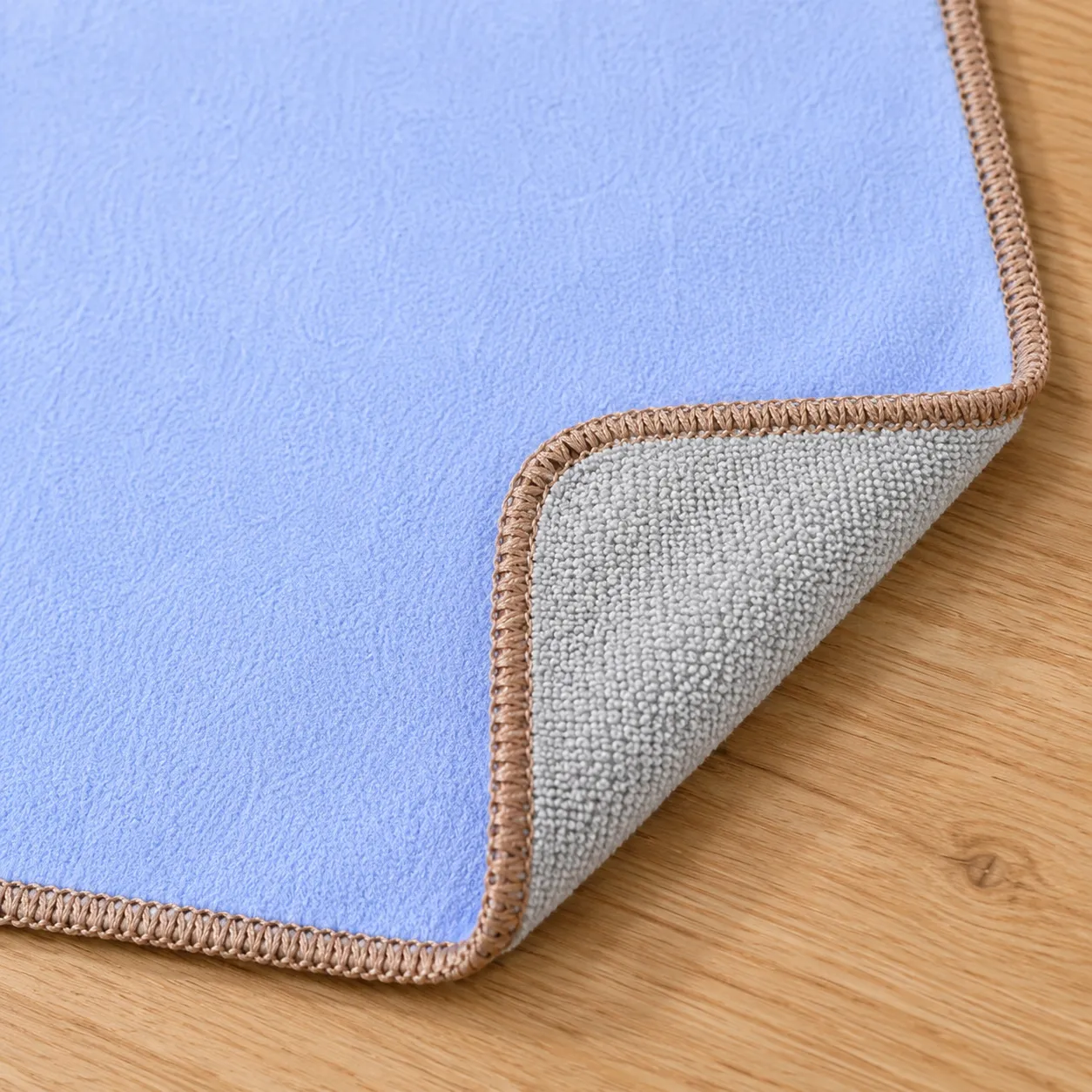plain self-adhering fabric camera wrap: detail view; props not included