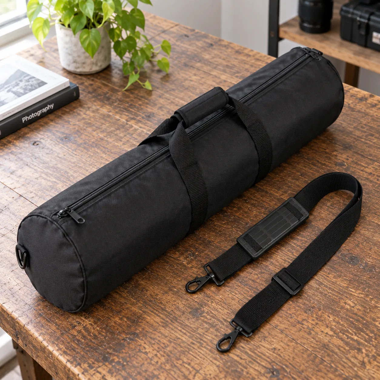 Ellis Tripod Bag Black, 75 cm — alternate view; demonstration equipment is not included