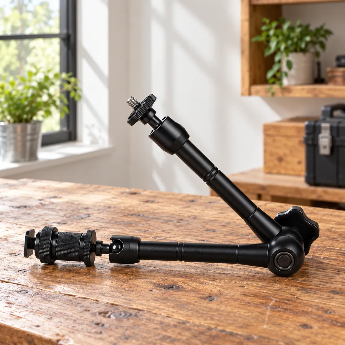 Articulating Studio Arm: Black 11-inch metal arm
