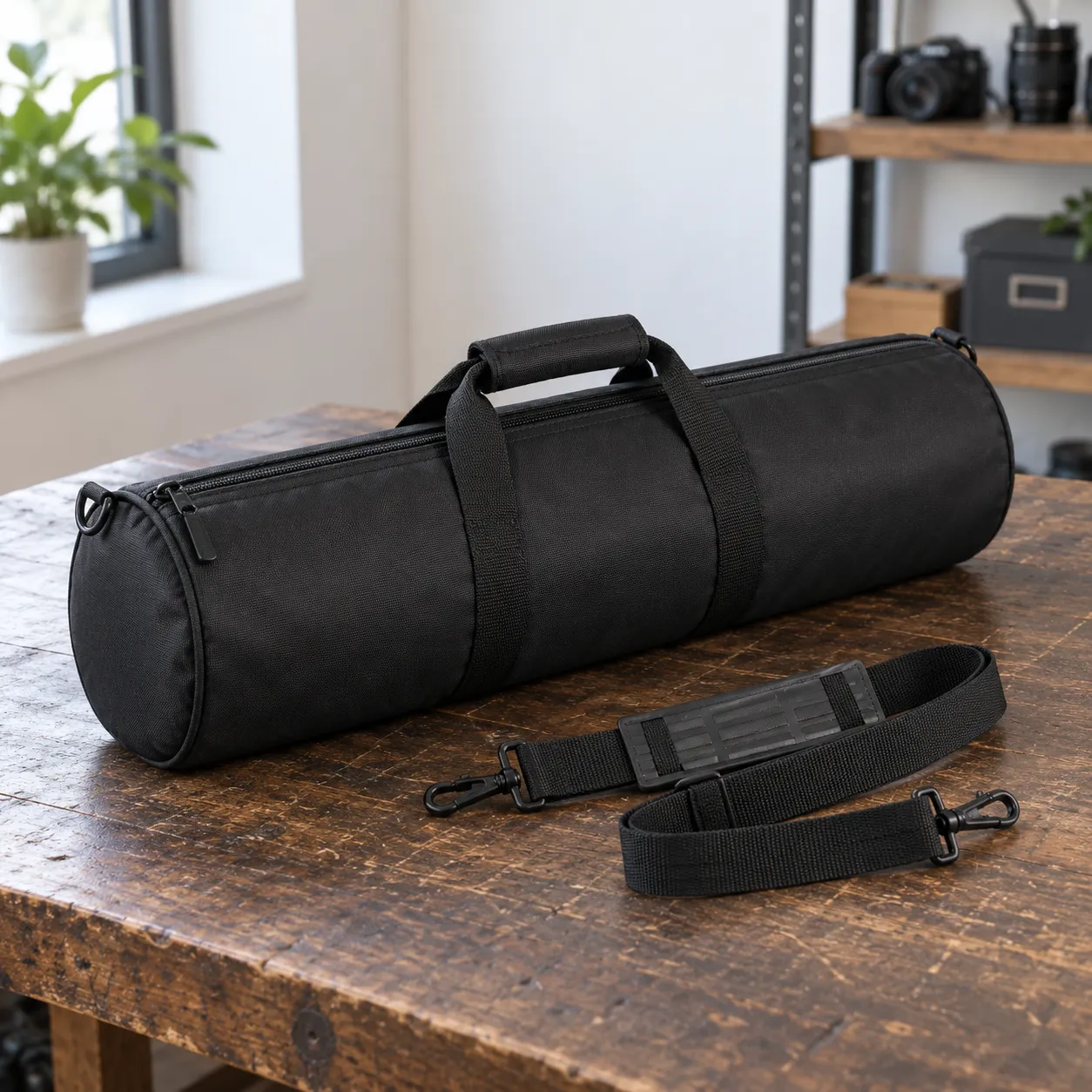 Ellis Tripod Bag — lead view; demonstration equipment is not included