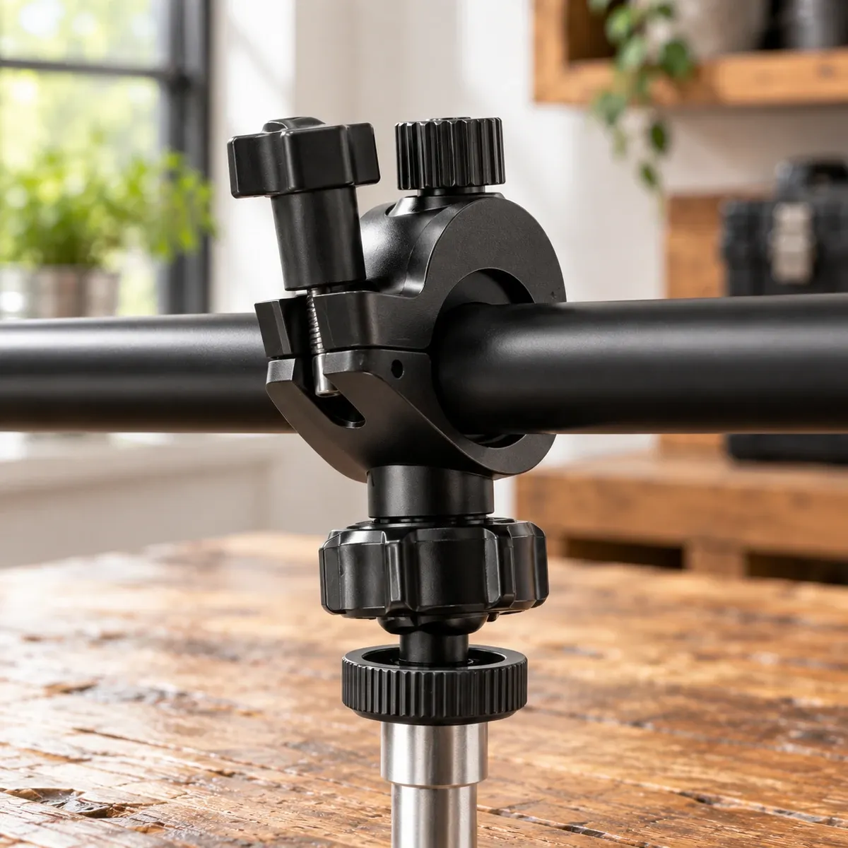 Telescopic Reflector Holder: construction detail
