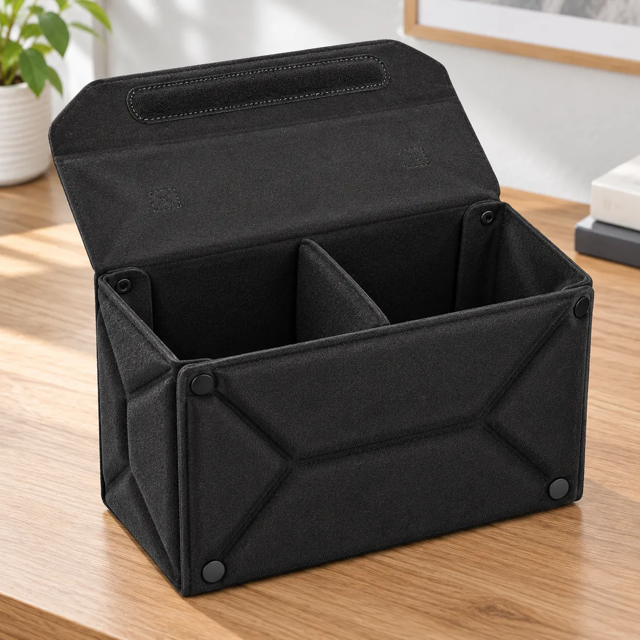 Model 061 medium folding padded camera insert: alternate view; props not included