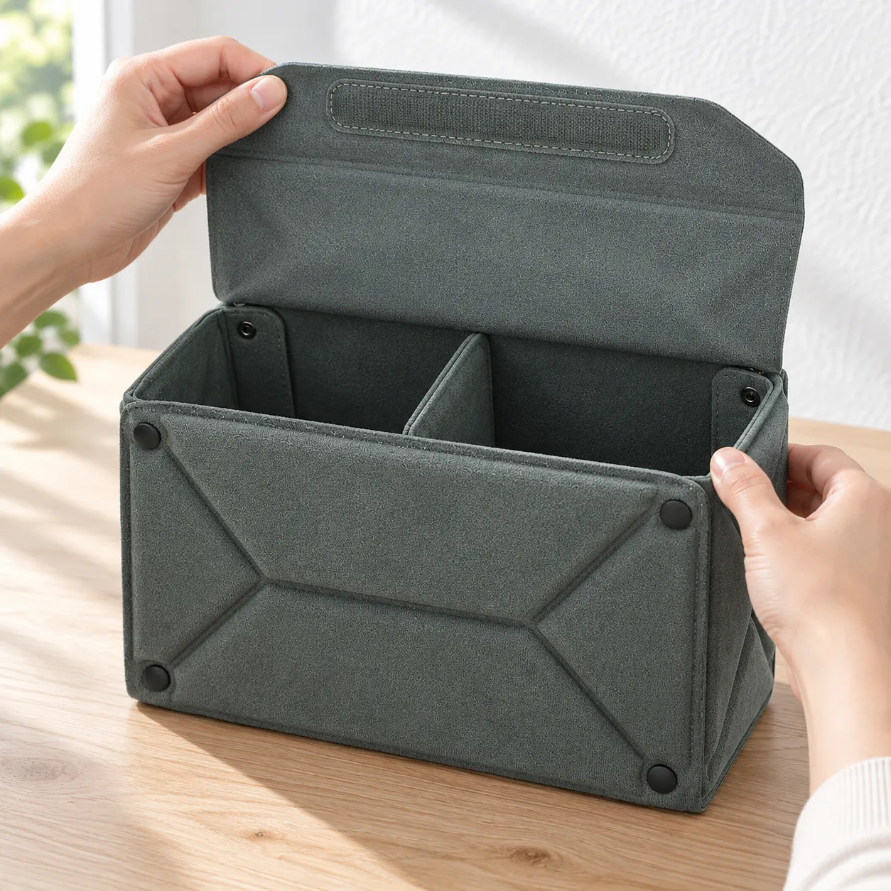 Model 061 medium folding padded camera insert: use view; props not included